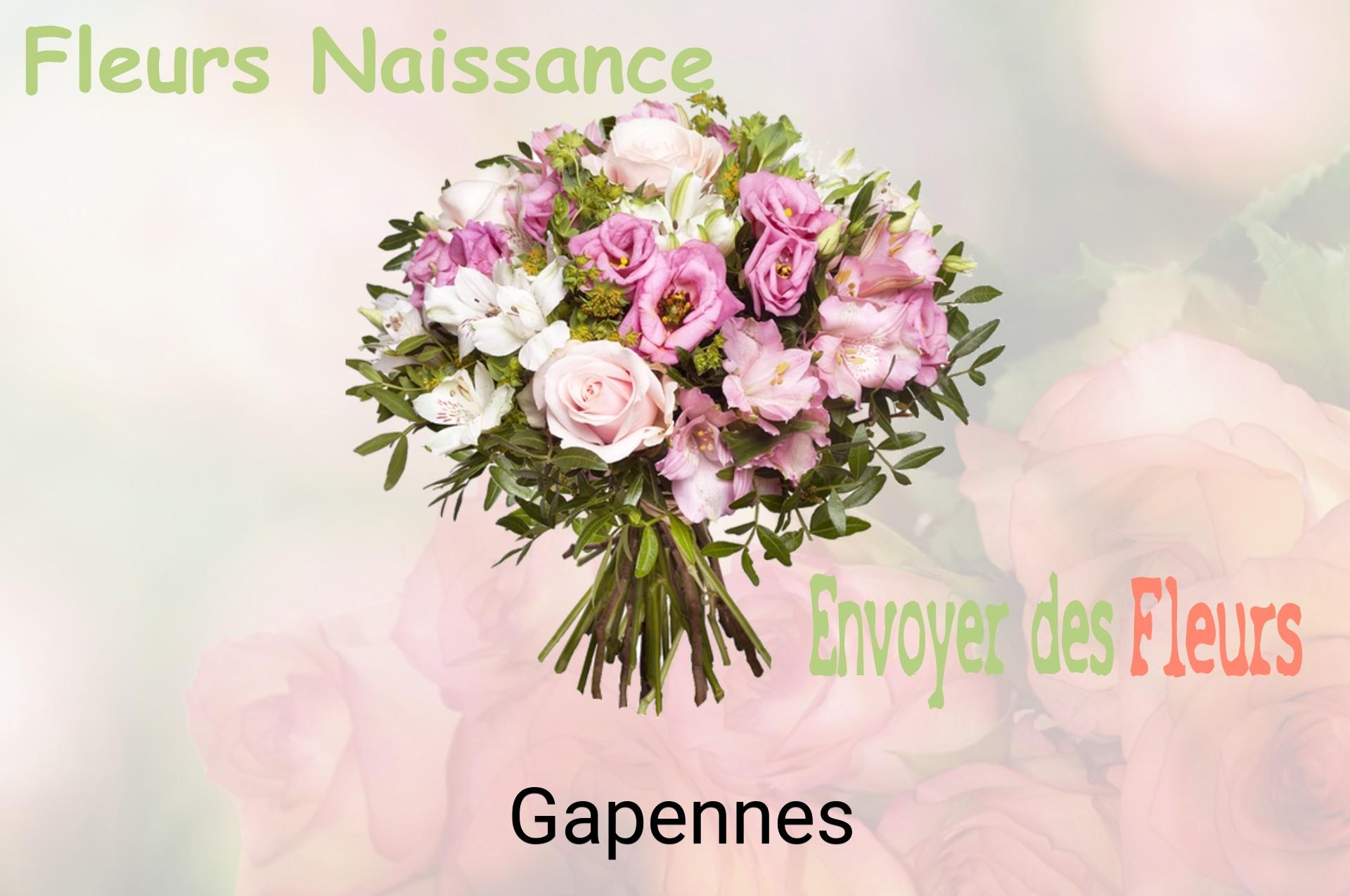 Bouquet de fleurs de naissance livré à Gapennes